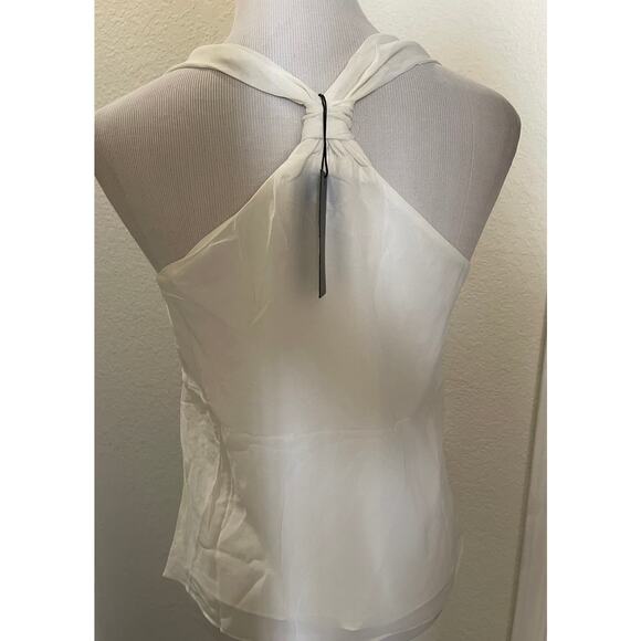 NWT Anthropologie Greylin Women's Cream Bohemian Sequin Sleeveless Blouse Top XS - Picture 4 of 7